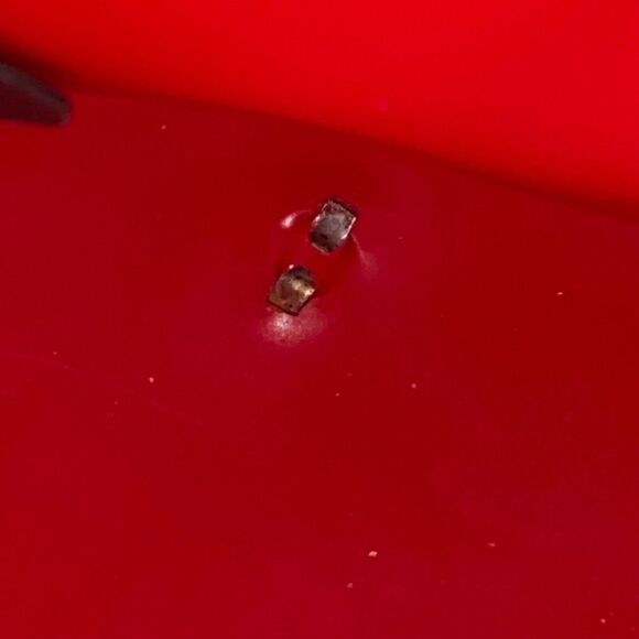 TWA Luggage Flight Bag Logo White Piping Zipper Vintage Carry On Metal Stud Feet - Picture 7 of 9